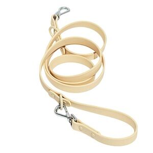 Wild One Waterproof Dog Leash Tan Small – Minimalist Neutral Aesthetic Pet Gear